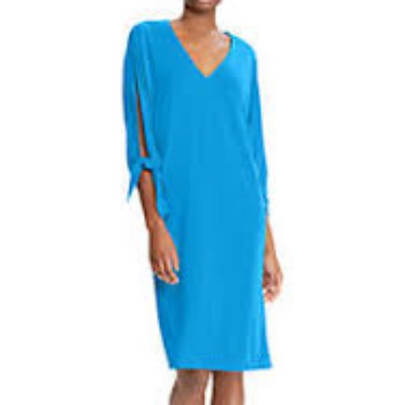 Lauren Ralph Lauren Dresses & Skirts - LaurenRalphLauren Cyan Stretch Jersey Dolman Dress